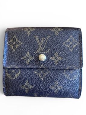 Louis Vuitton Monogram Elise Trifold Wallet SP1926 Made in France Vintage Wallet